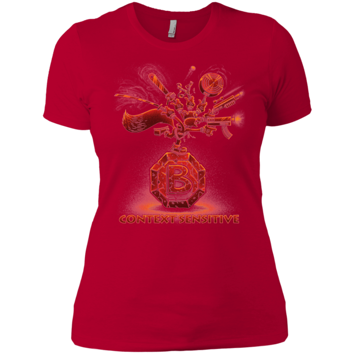 T-Shirts Red / X-Small Context Sensitive Women's Premium T-Shirt