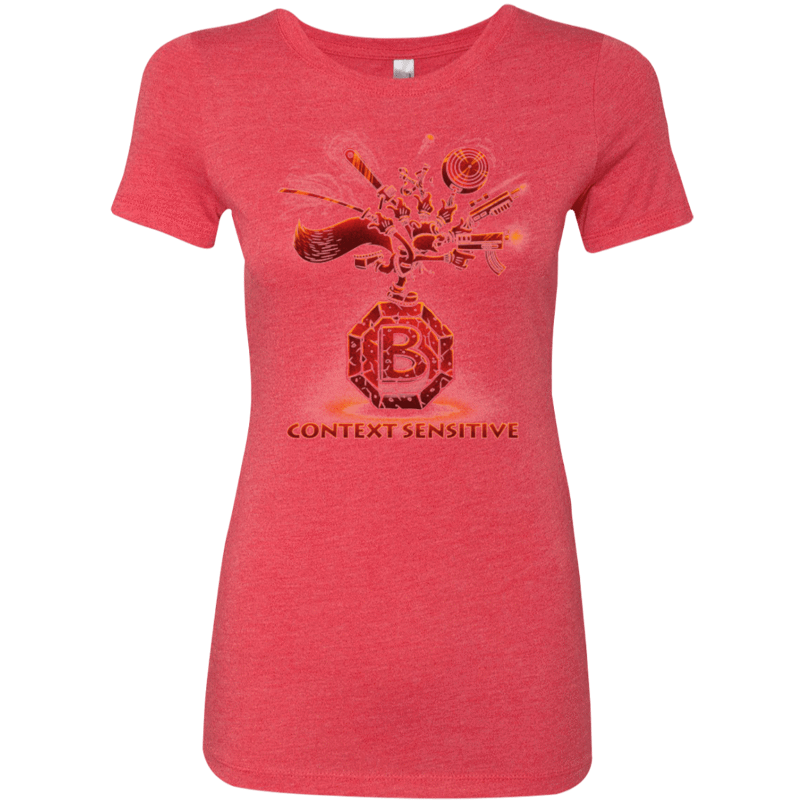 T-Shirts Vintage Red / Small Context Sensitive Women's Triblend T-Shirt