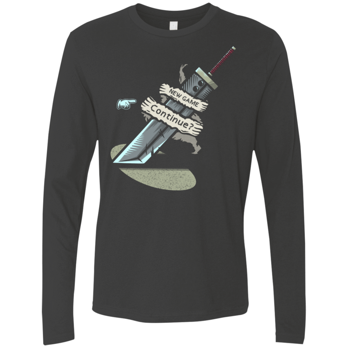 T-Shirts Heavy Metal / Small Continue Men's Premium Long Sleeve