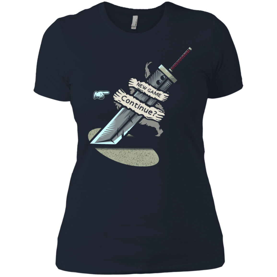 T-Shirts Midnight Navy / X-Small Continue Women's Premium T-Shirt