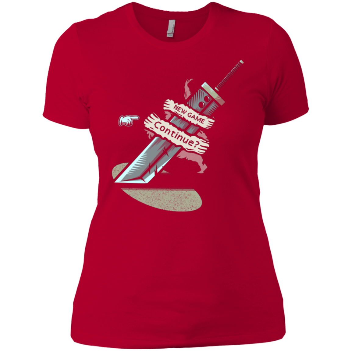 T-Shirts Red / X-Small Continue Women's Premium T-Shirt