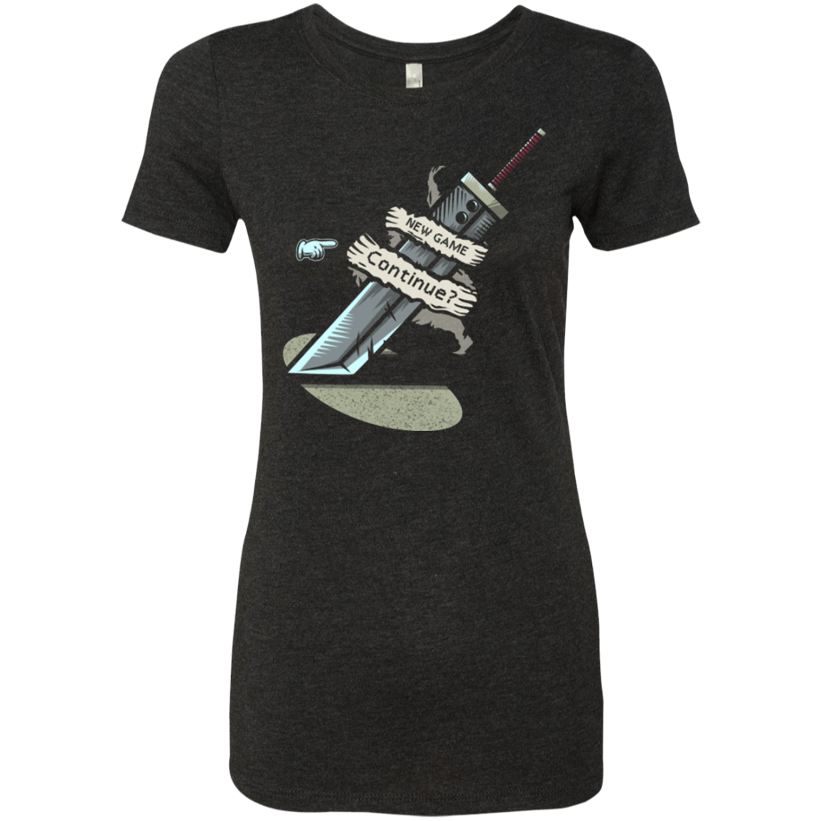 T-Shirts Vintage Black / Small Continue Women's Triblend T-Shirt