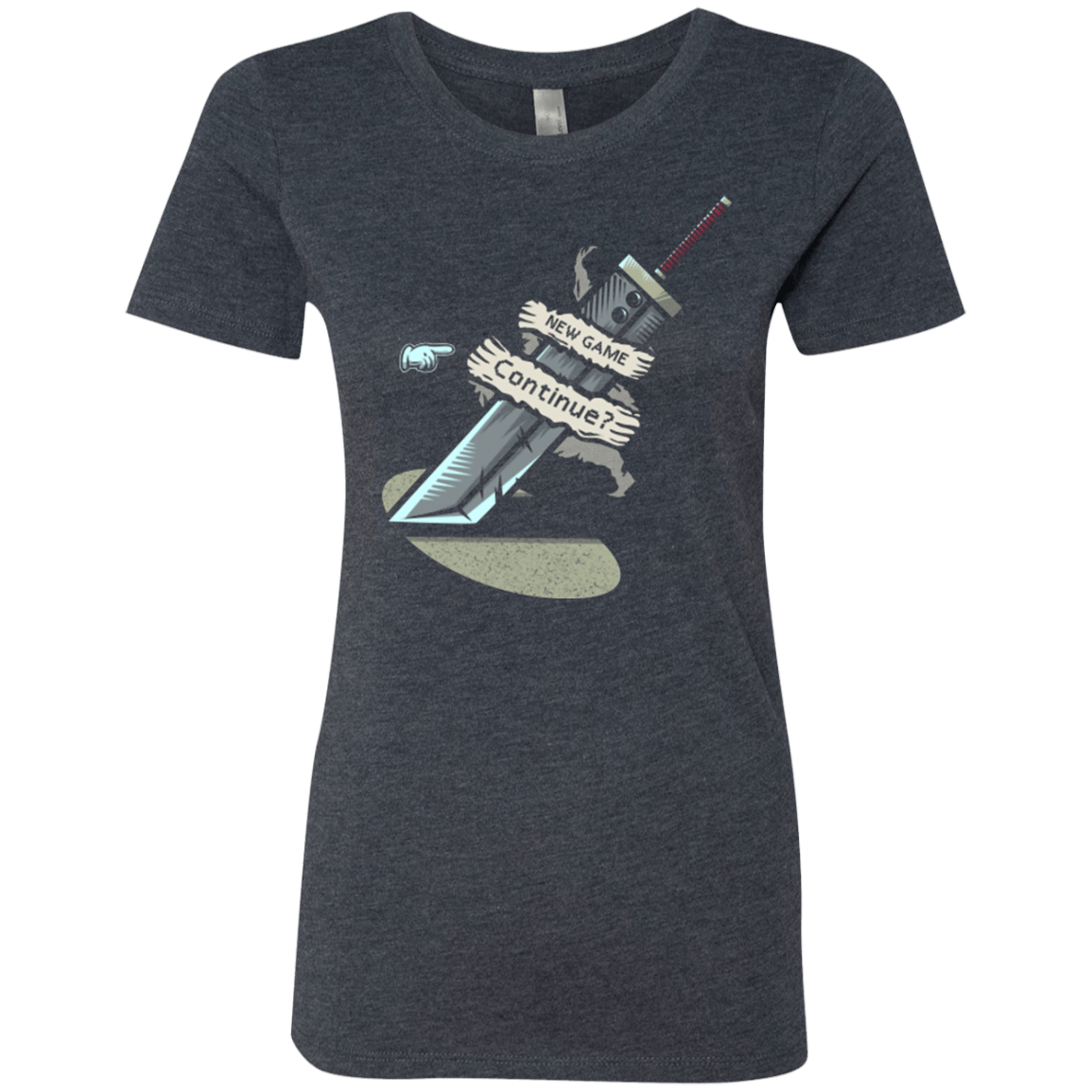 T-Shirts Vintage Navy / Small Continue Women's Triblend T-Shirt