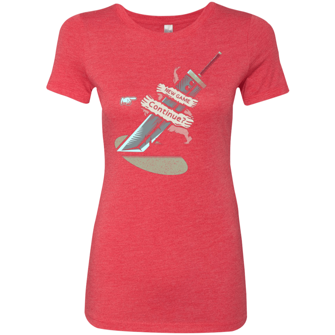 T-Shirts Vintage Red / Small Continue Women's Triblend T-Shirt