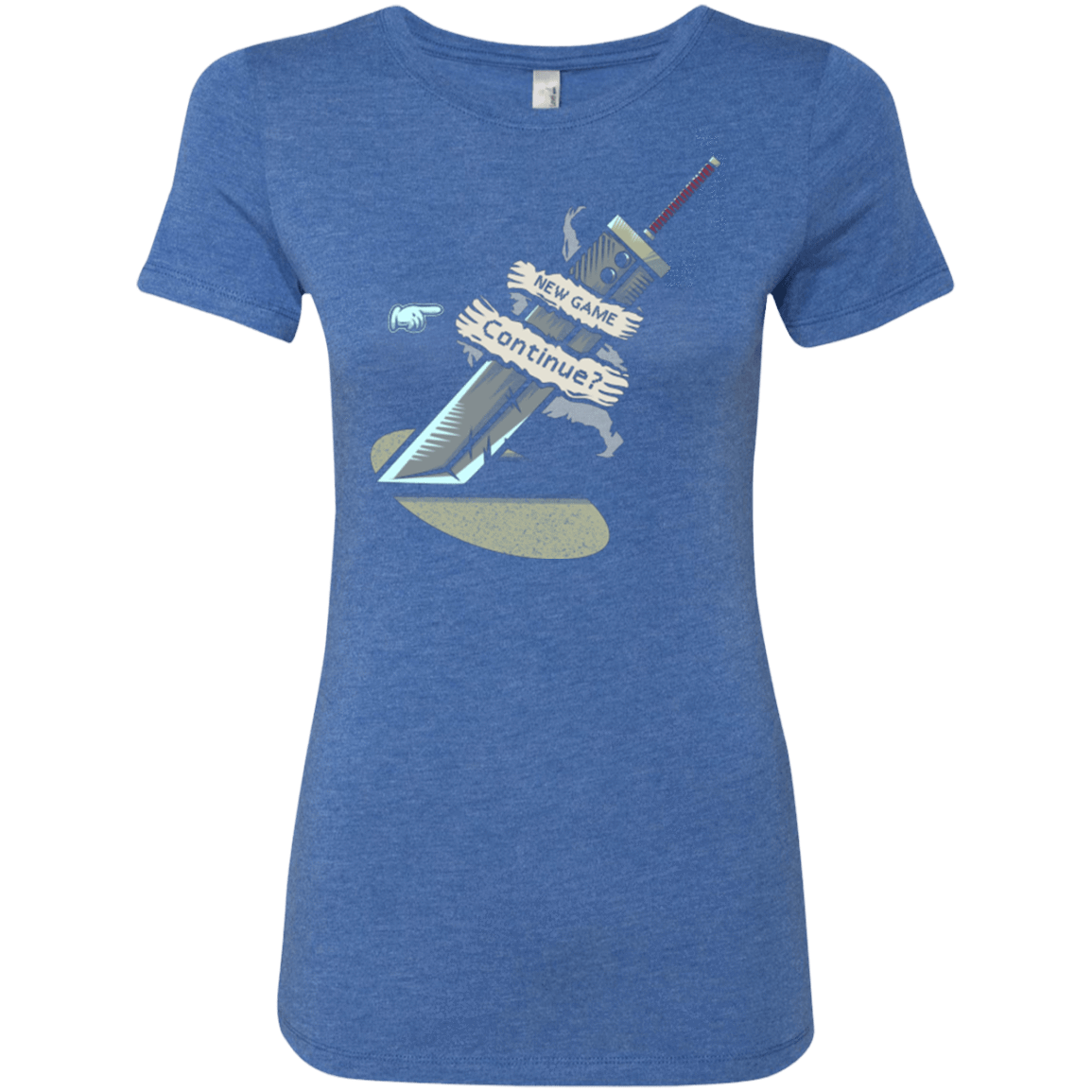 T-Shirts Vintage Royal / Small Continue Women's Triblend T-Shirt