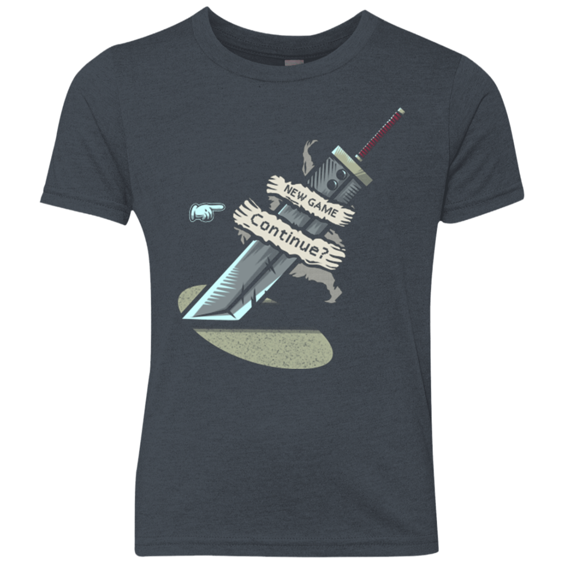 T-Shirts Vintage Navy / YXS Continue Youth Triblend T-Shirt