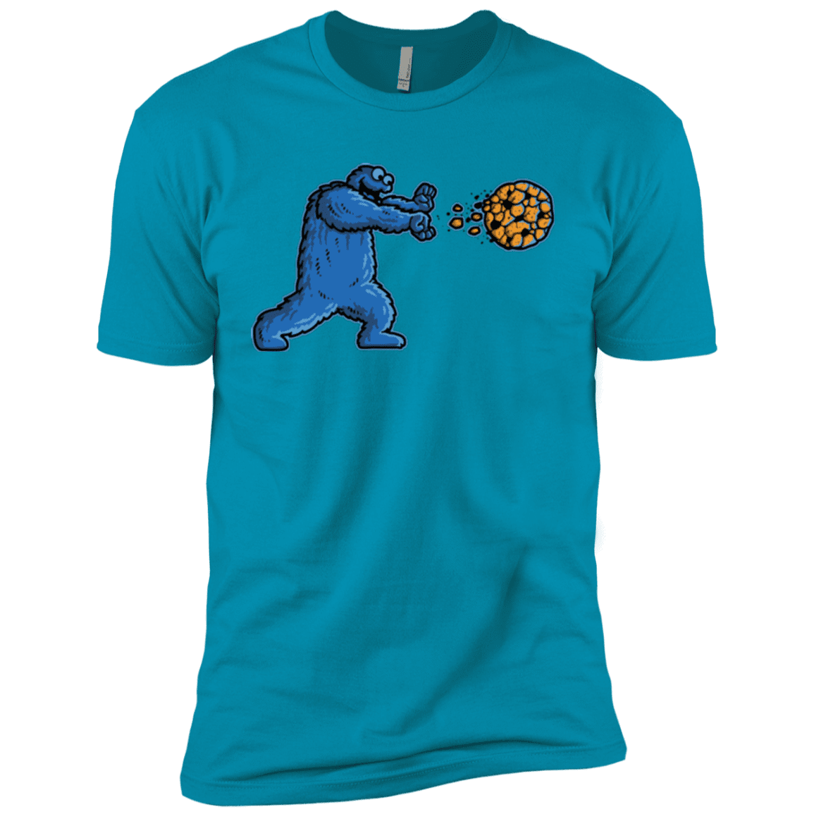 T-Shirts Turquoise / YXS COOKIE DOUKEN Boys Premium T-Shirt
