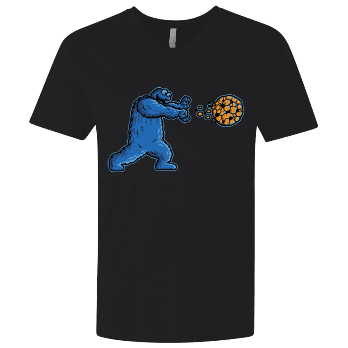 T-Shirts Black / X-Small COOKIE DOUKEN Men's Premium V-Neck