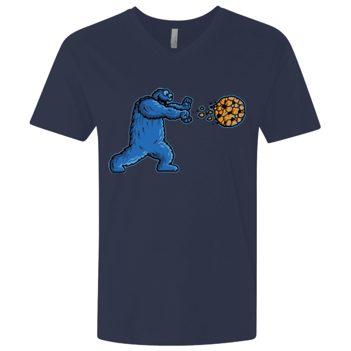 T-Shirts Midnight Navy / X-Small COOKIE DOUKEN Men's Premium V-Neck