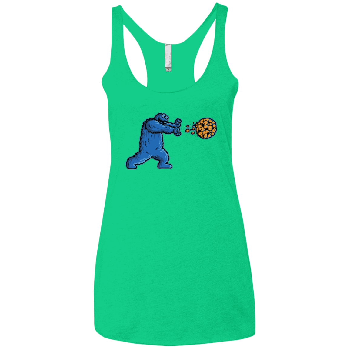 T-Shirts Envy / X-Small COOKIE DOUKEN Women's Triblend Racerback Tank