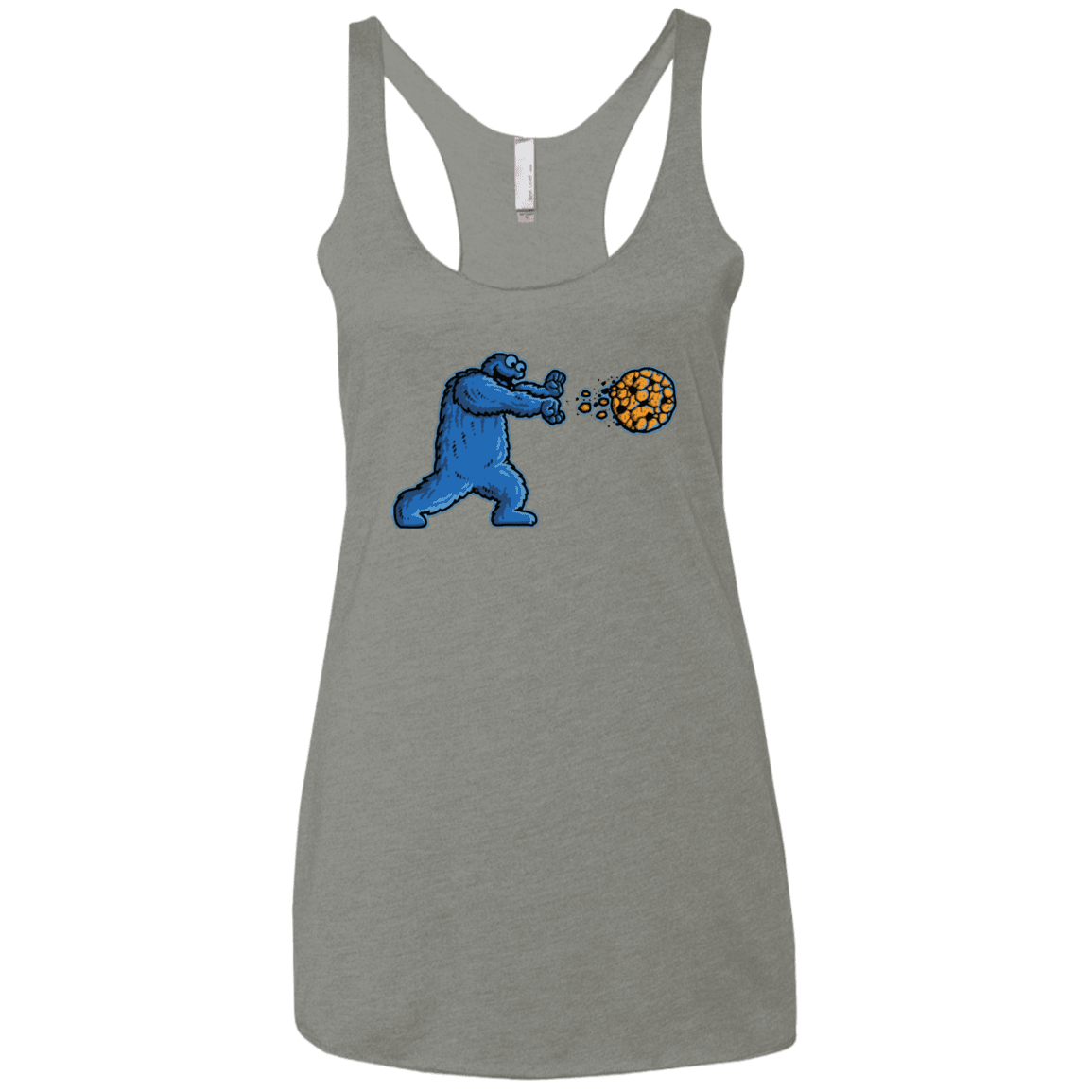 T-Shirts Venetian Grey / X-Small COOKIE DOUKEN Women's Triblend Racerback Tank