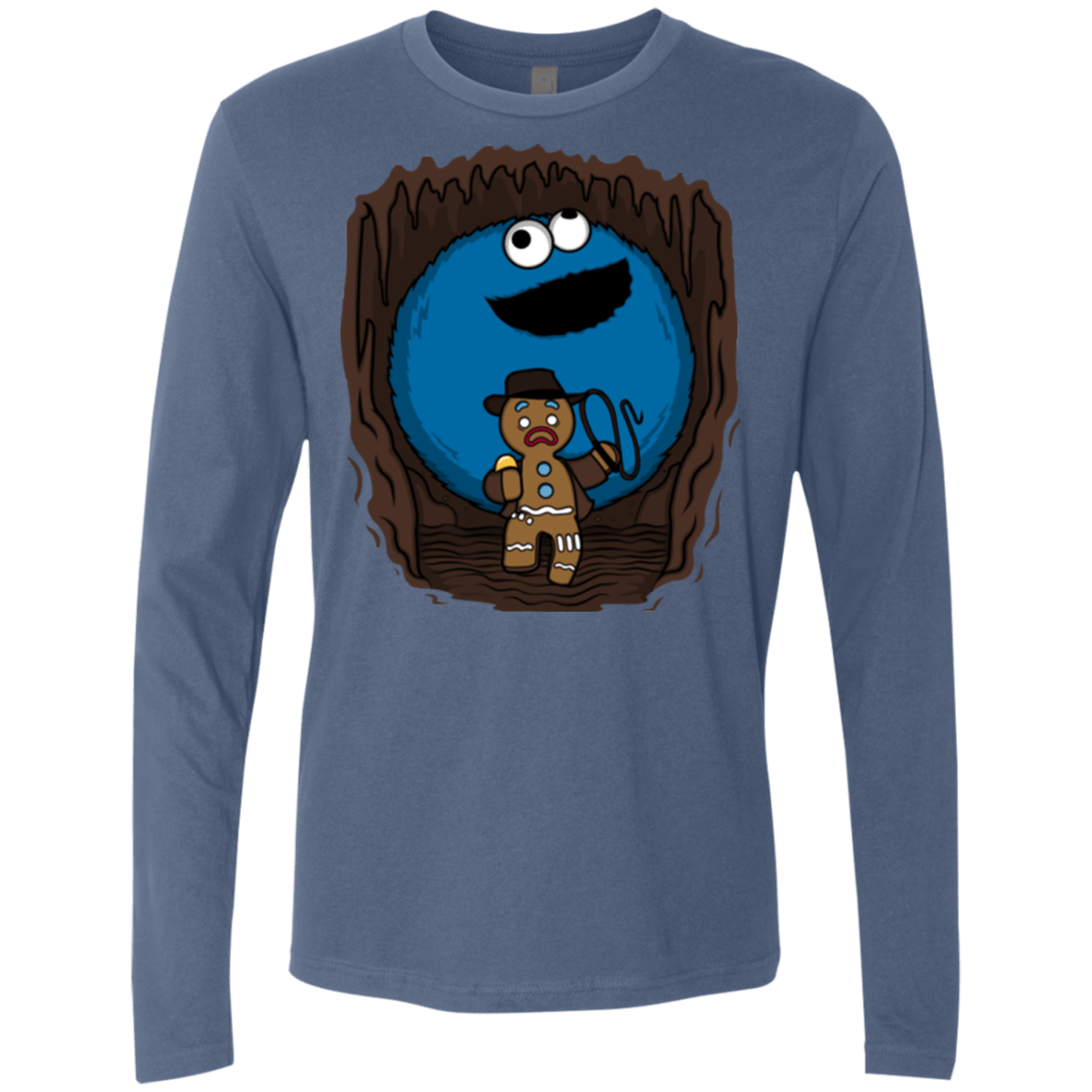 T-Shirts Indigo / Small Cookie Jones Men's Premium Long Sleeve