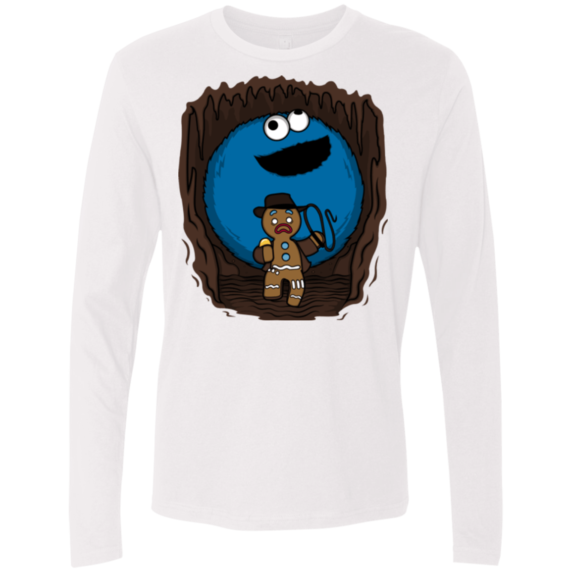 T-Shirts White / Small Cookie Jones Men's Premium Long Sleeve