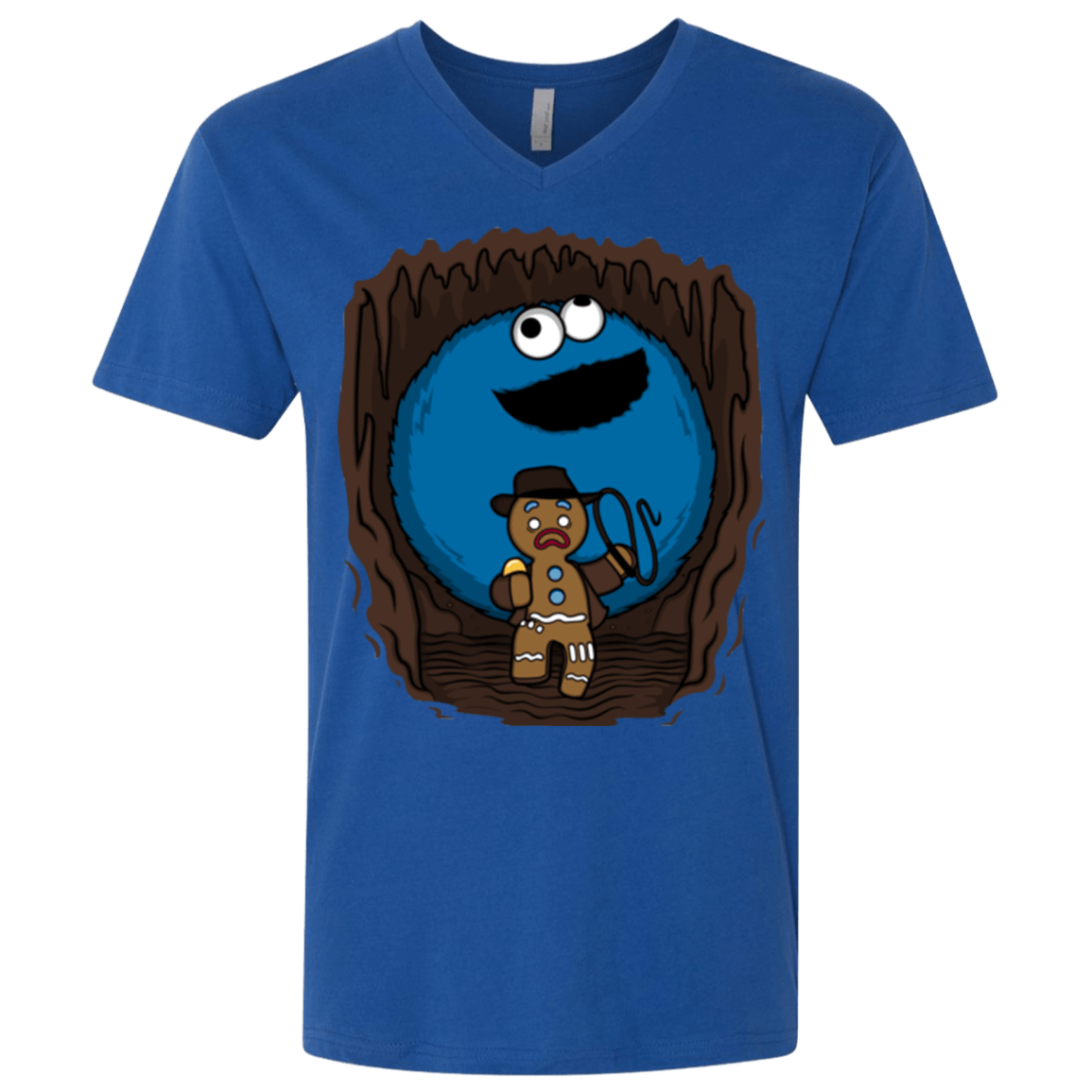 T-Shirts Royal / X-Small Cookie Jones Men's Premium V-Neck