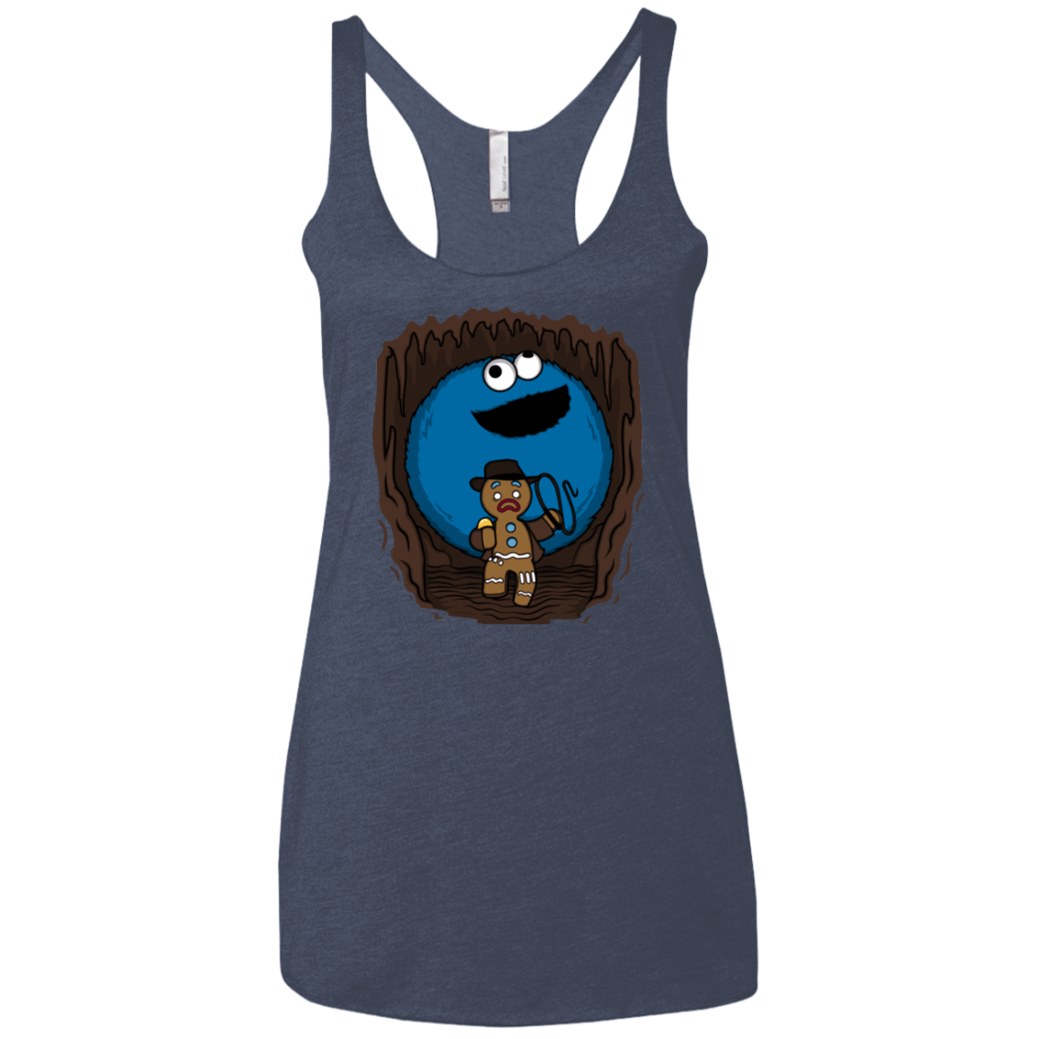 T-Shirts Vintage Navy / X-Small Cookie Jones Women's Triblend Racerback Tank