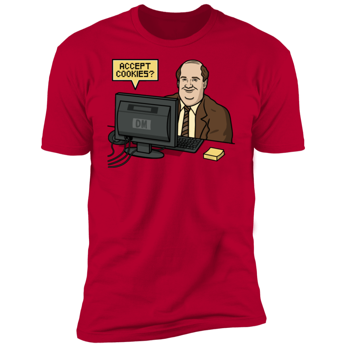 T-Shirts Red / S Cookies Acceptor Men's Premium T-Shirt