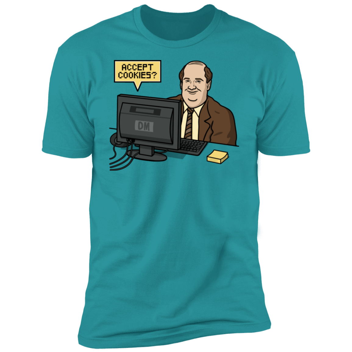 T-Shirts Tahiti Blue / S Cookies Acceptor Men's Premium T-Shirt