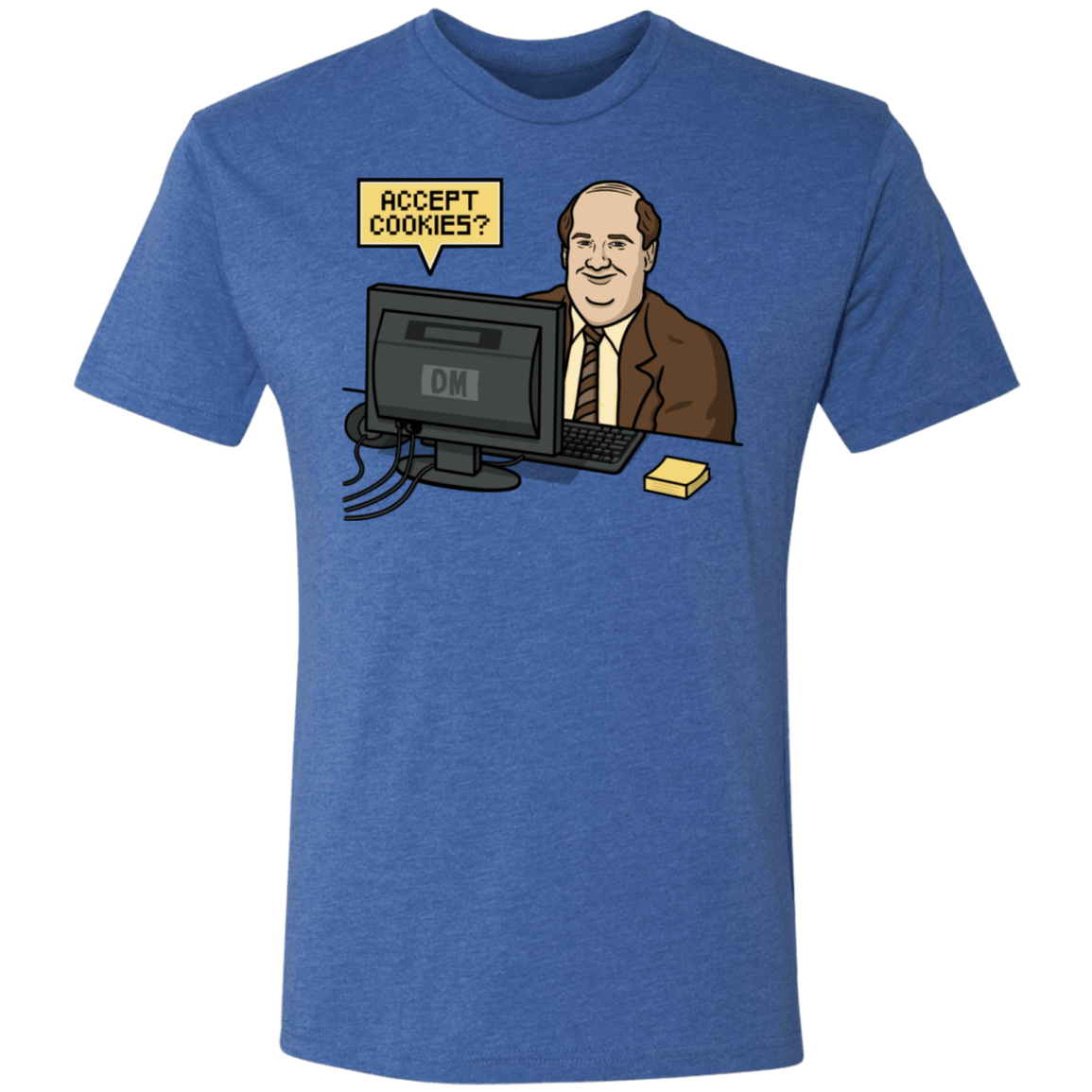 T-Shirts Vintage Royal / S Cookies Acceptor Men's Triblend T-Shirt