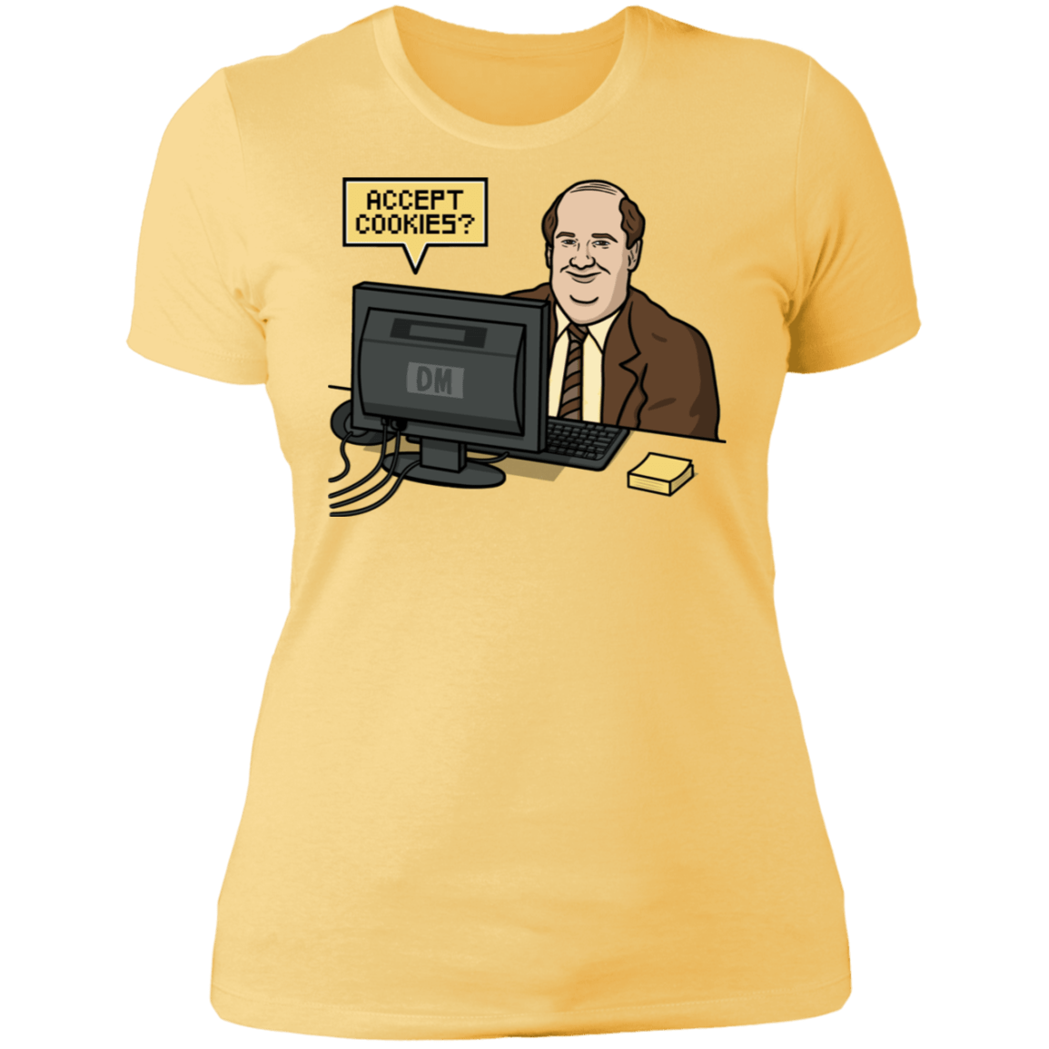 T-Shirts Banana Cream/ / S Cookies Acceptor Women's Premium T-Shirt