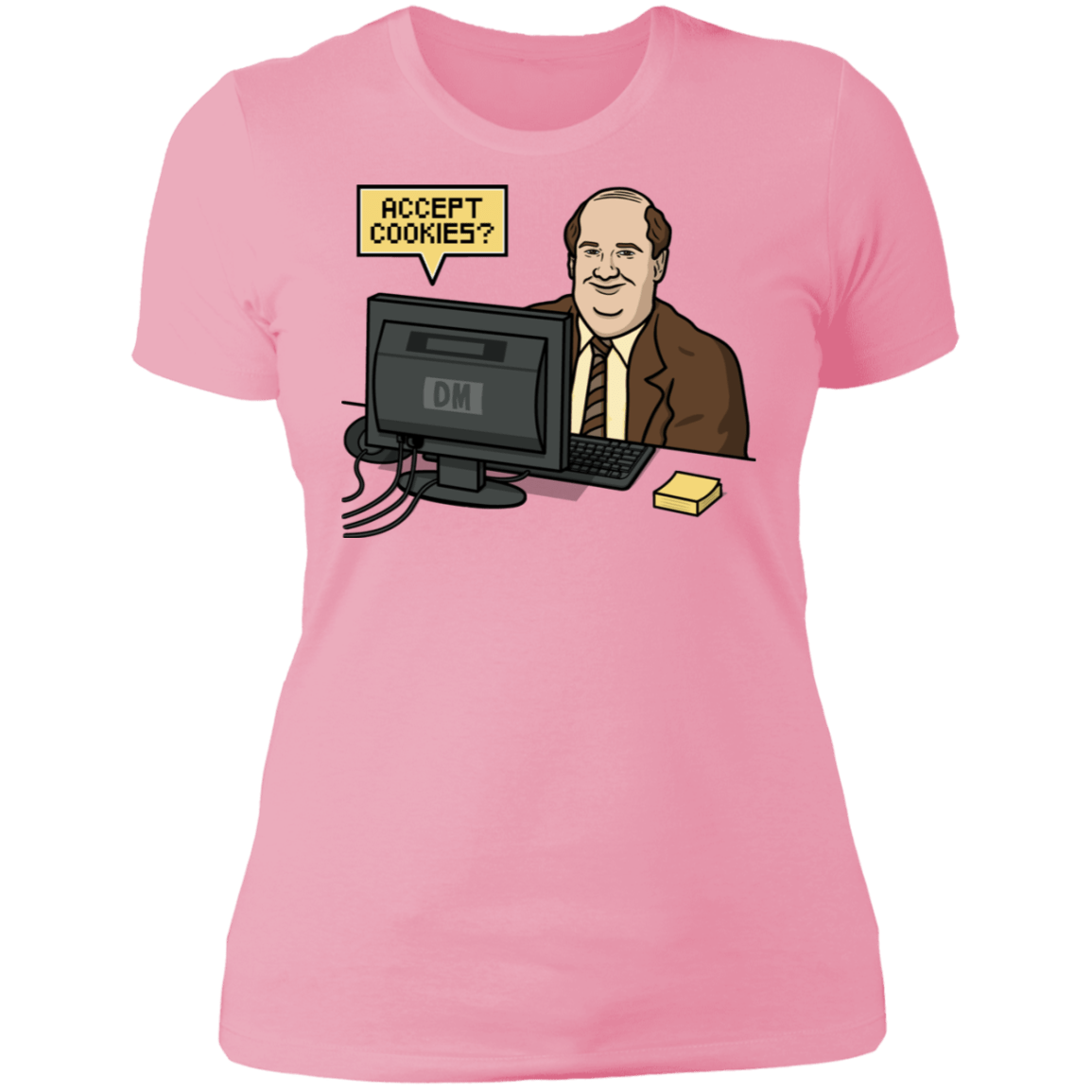 T-Shirts Light Pink / S Cookies Acceptor Women's Premium T-Shirt