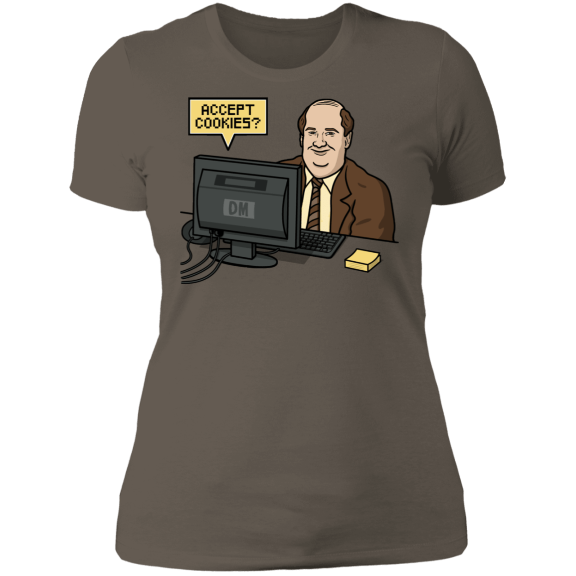 T-Shirts Warm Grey / S Cookies Acceptor Women's Premium T-Shirt