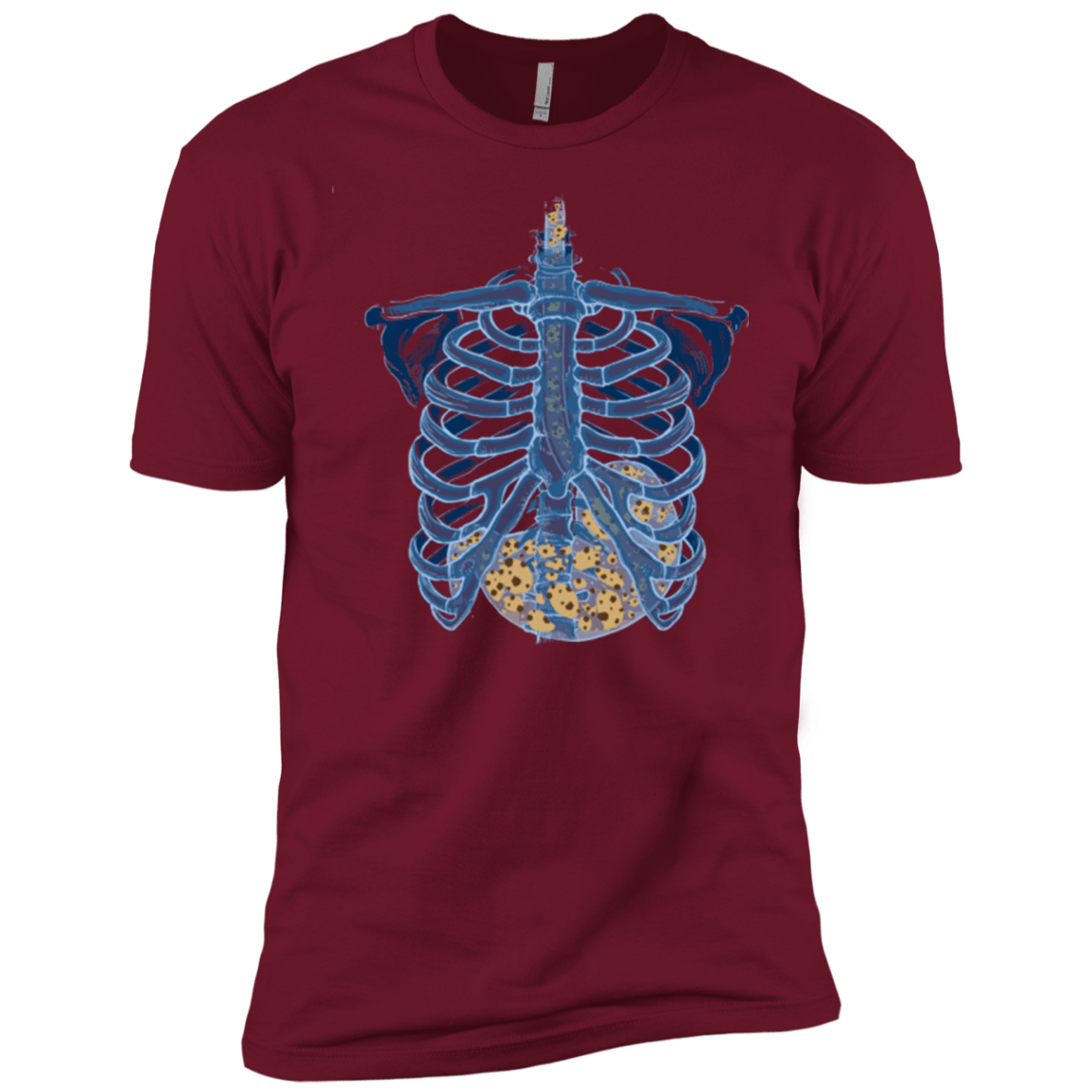 T-Shirts Cardinal / X-Small Cookies all over Men's Premium T-Shirt