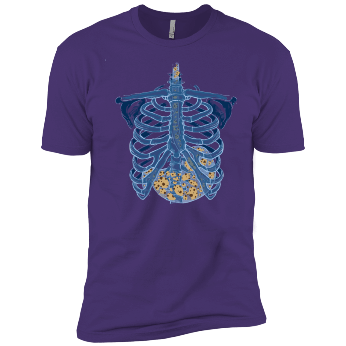 T-Shirts Purple / X-Small Cookies all over Men's Premium T-Shirt