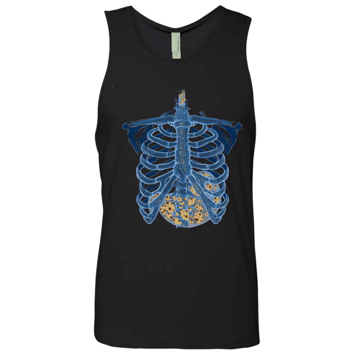 T-Shirts Black / Small Cookies all over Men's Premium Tank Top