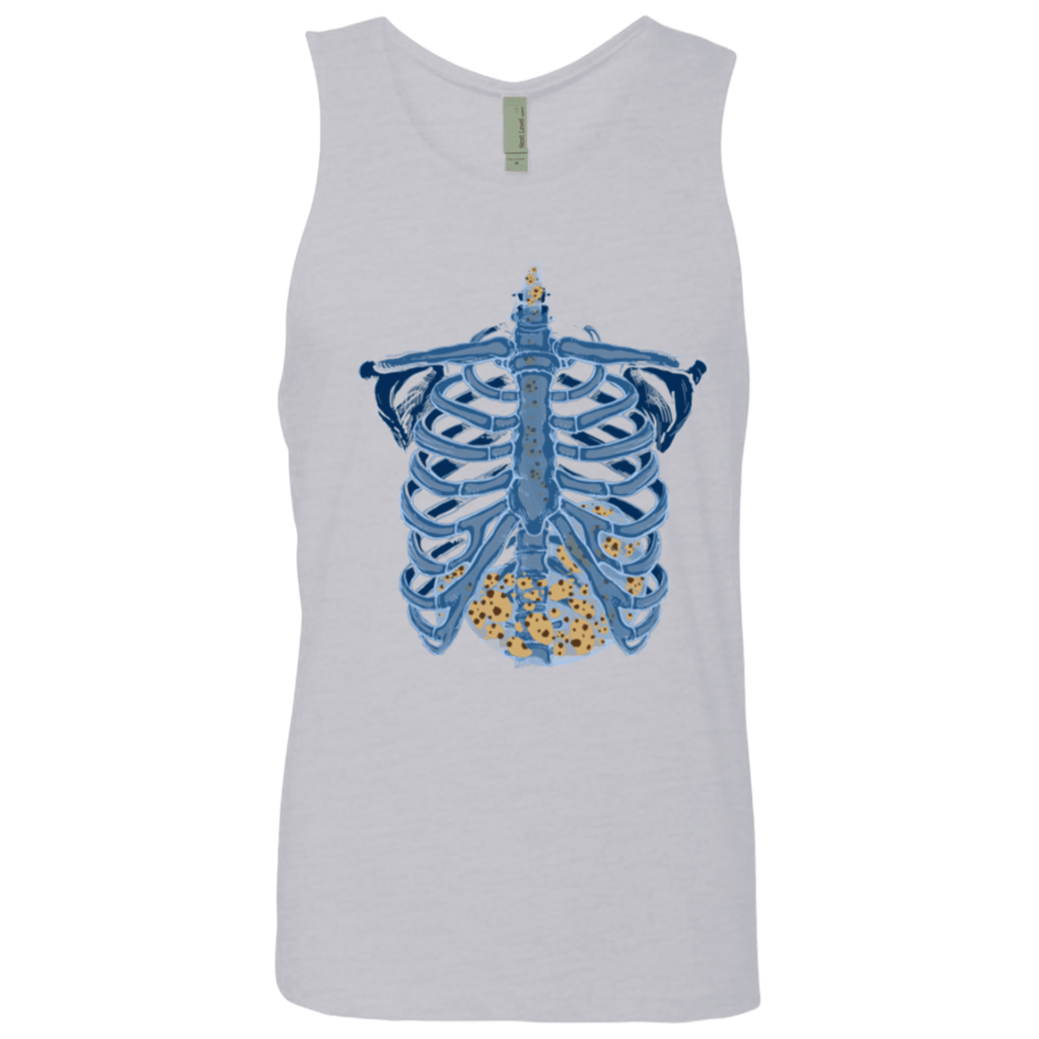 T-Shirts Heather Grey / Small Cookies all over Men's Premium Tank Top