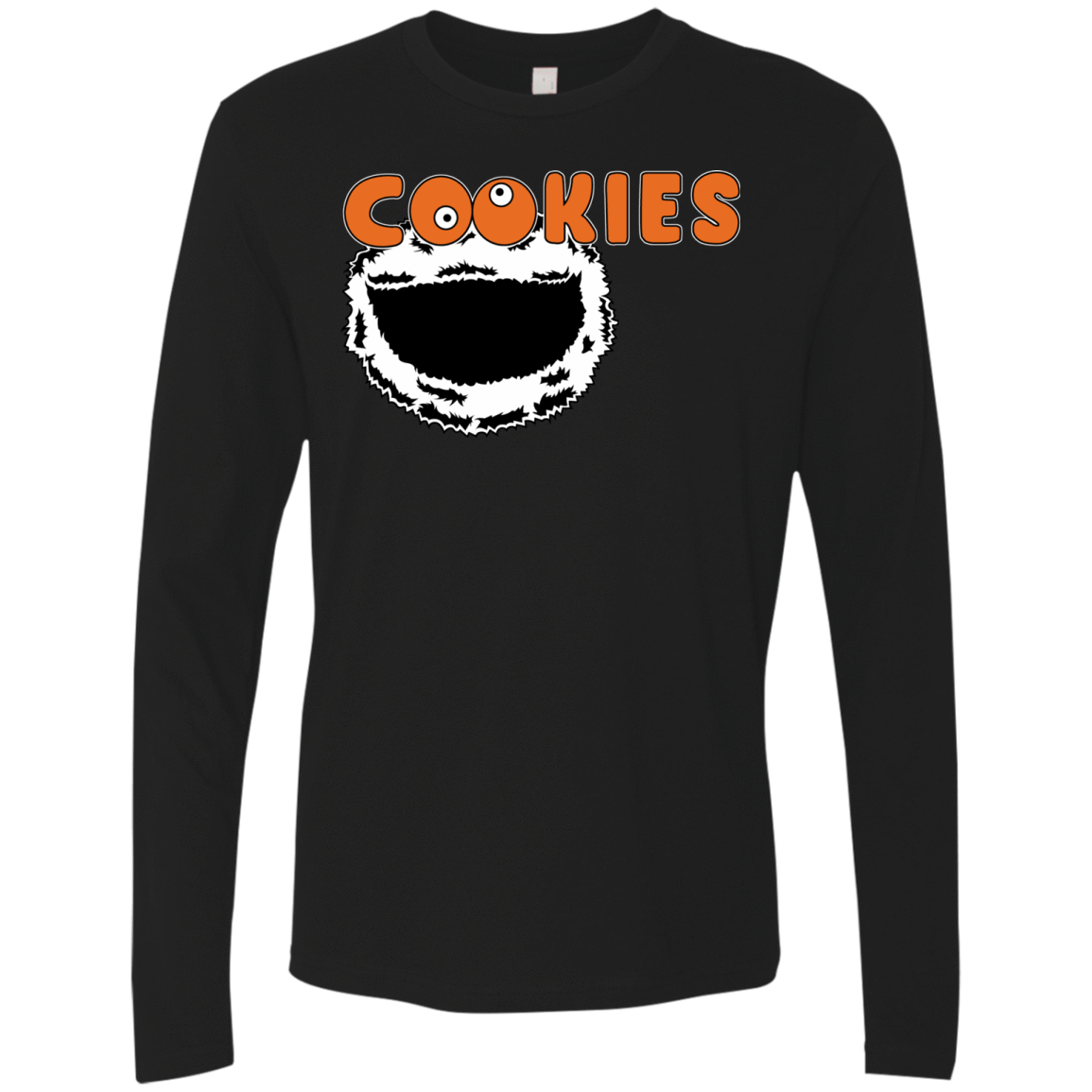 T-Shirts Black / S Cookies! Men's Premium Long Sleeve