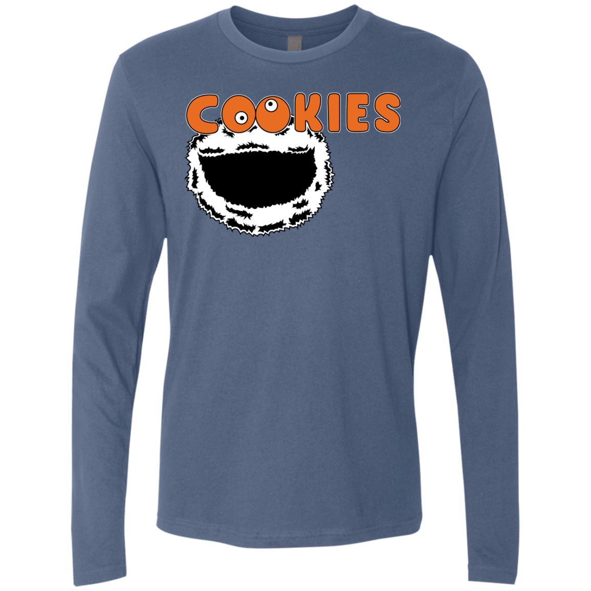 T-Shirts Indigo / S Cookies! Men's Premium Long Sleeve