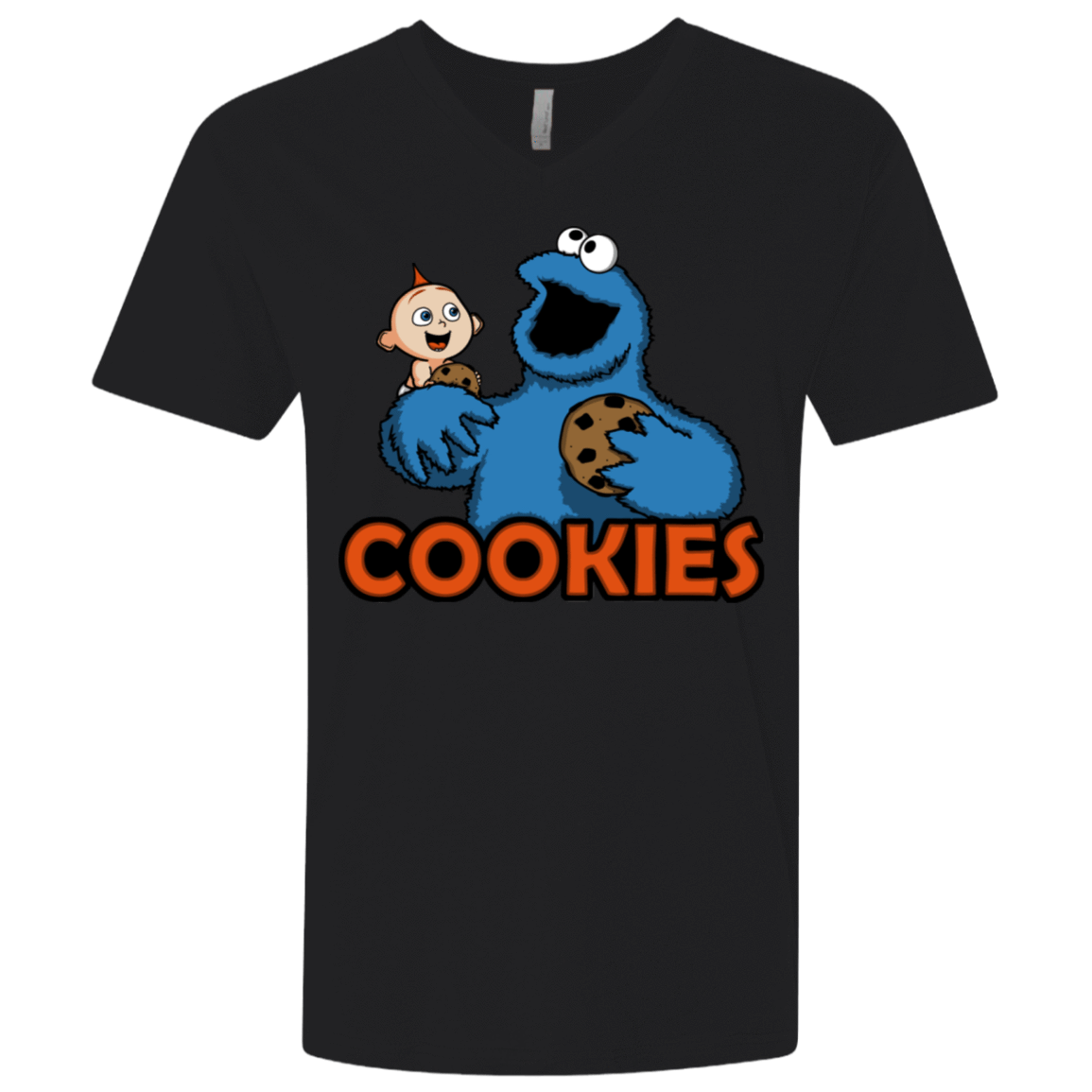 T-Shirts Black / X-Small Cookies Men's Premium V-Neck