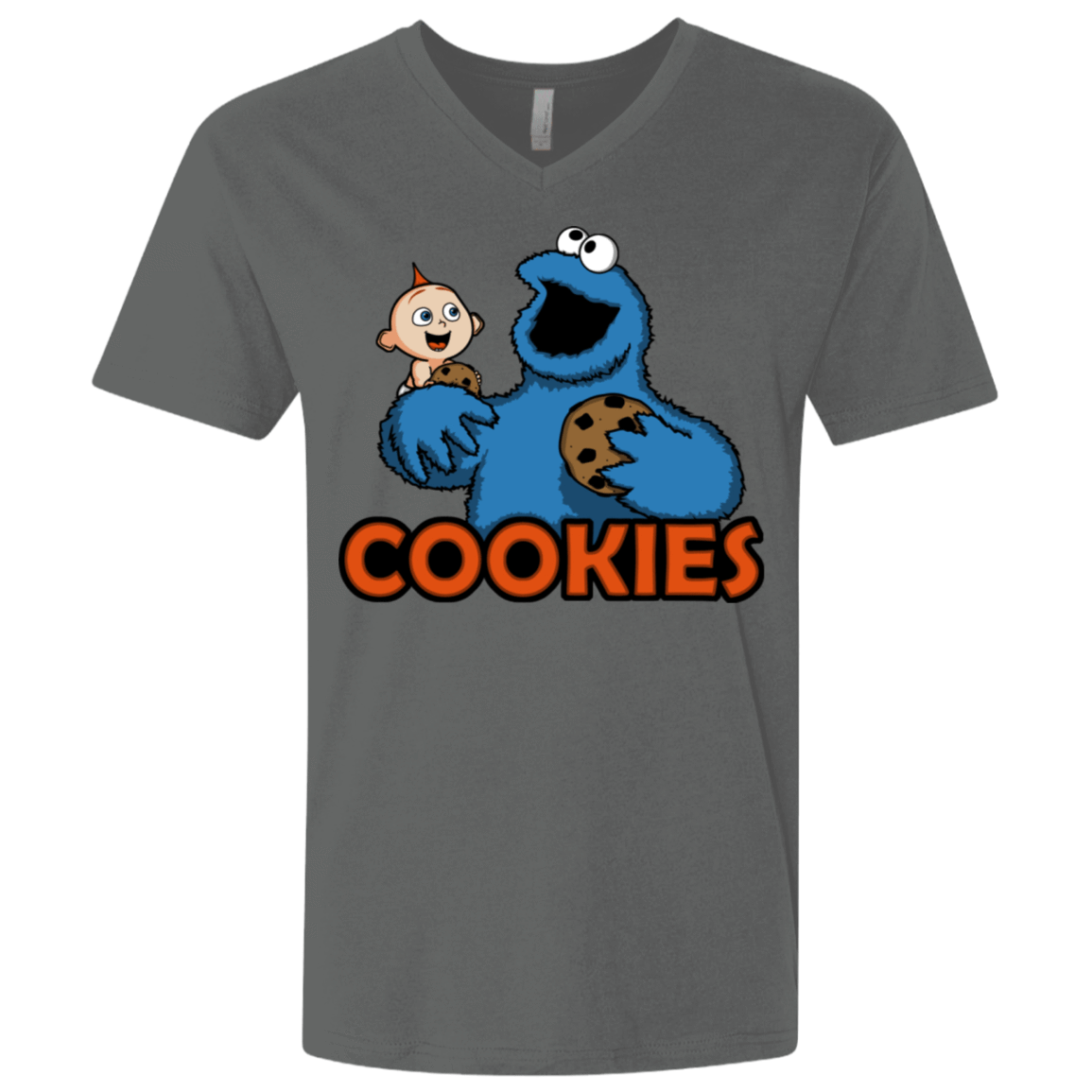 T-Shirts Heavy Metal / X-Small Cookies Men's Premium V-Neck