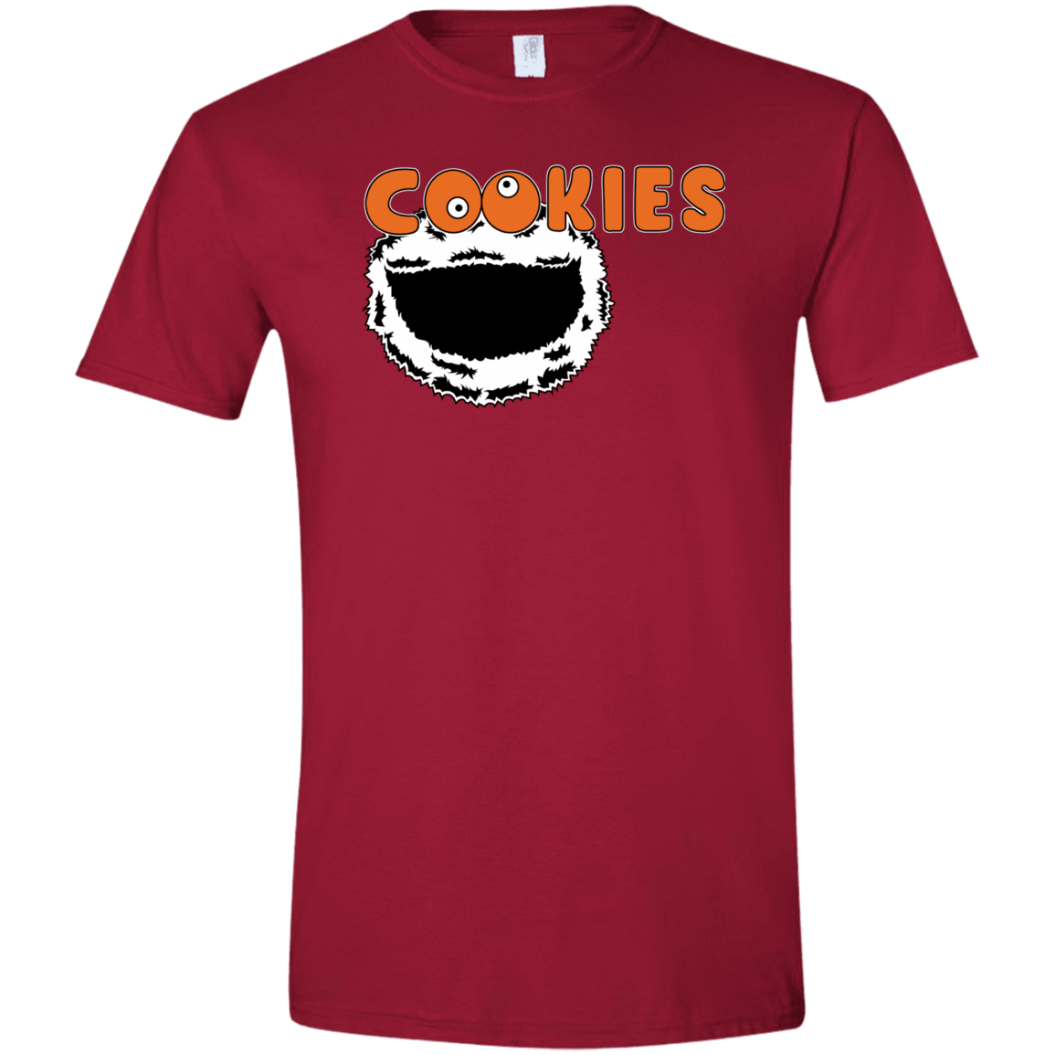 T-Shirts Cardinal Red / S Cookies! Men's Semi-Fitted Softstyle