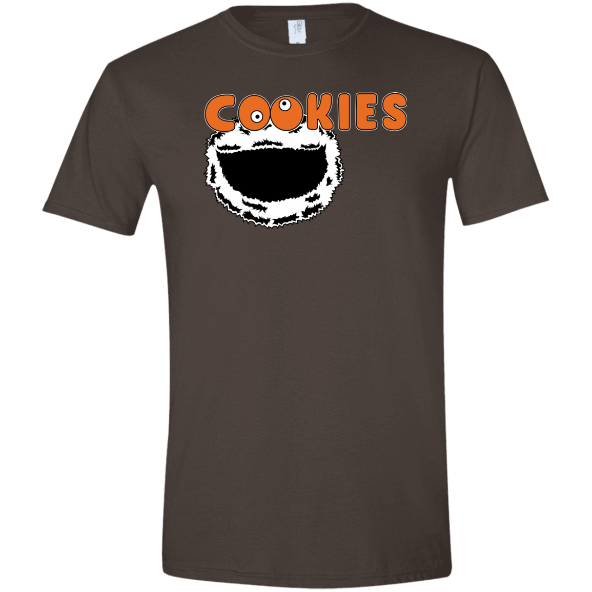 T-Shirts Dark Chocolate / S Cookies! Men's Semi-Fitted Softstyle