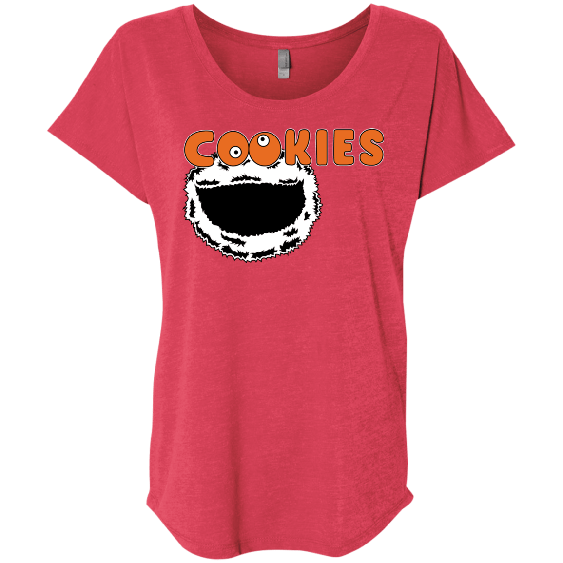T-Shirts Vintage Red / X-Small Cookies! Triblend Dolman Sleeve