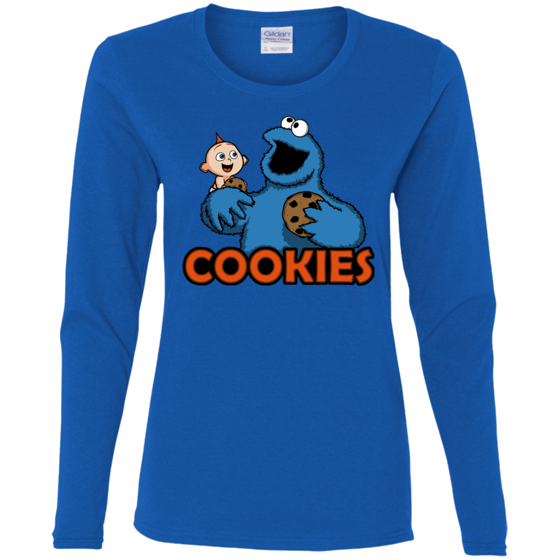 T-Shirts Royal / S Cookies Women's Long Sleeve T-Shirt