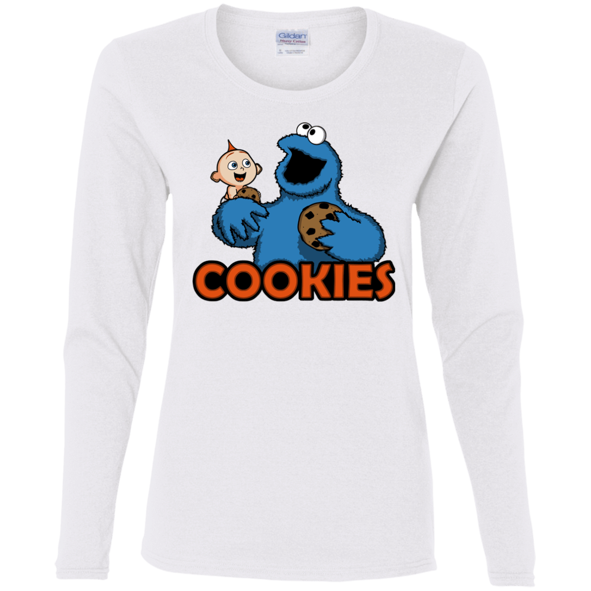 T-Shirts White / S Cookies Women's Long Sleeve T-Shirt