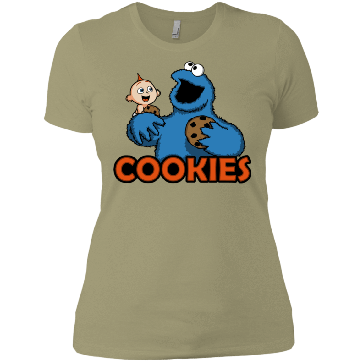 T-Shirts Light Olive / X-Small Cookies Women's Premium T-Shirt