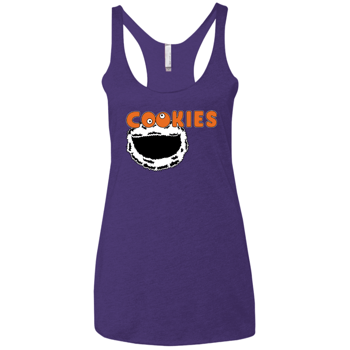 T-Shirts Purple Rush / X-Small Cookies! Women's Triblend Racerback Tank