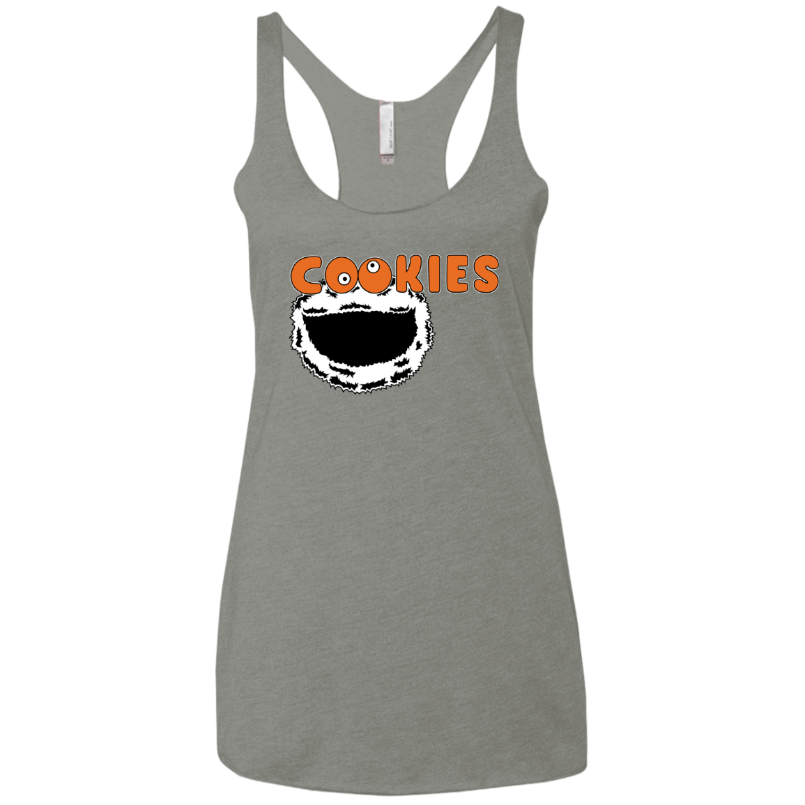 T-Shirts Venetian Grey / X-Small Cookies! Women's Triblend Racerback Tank