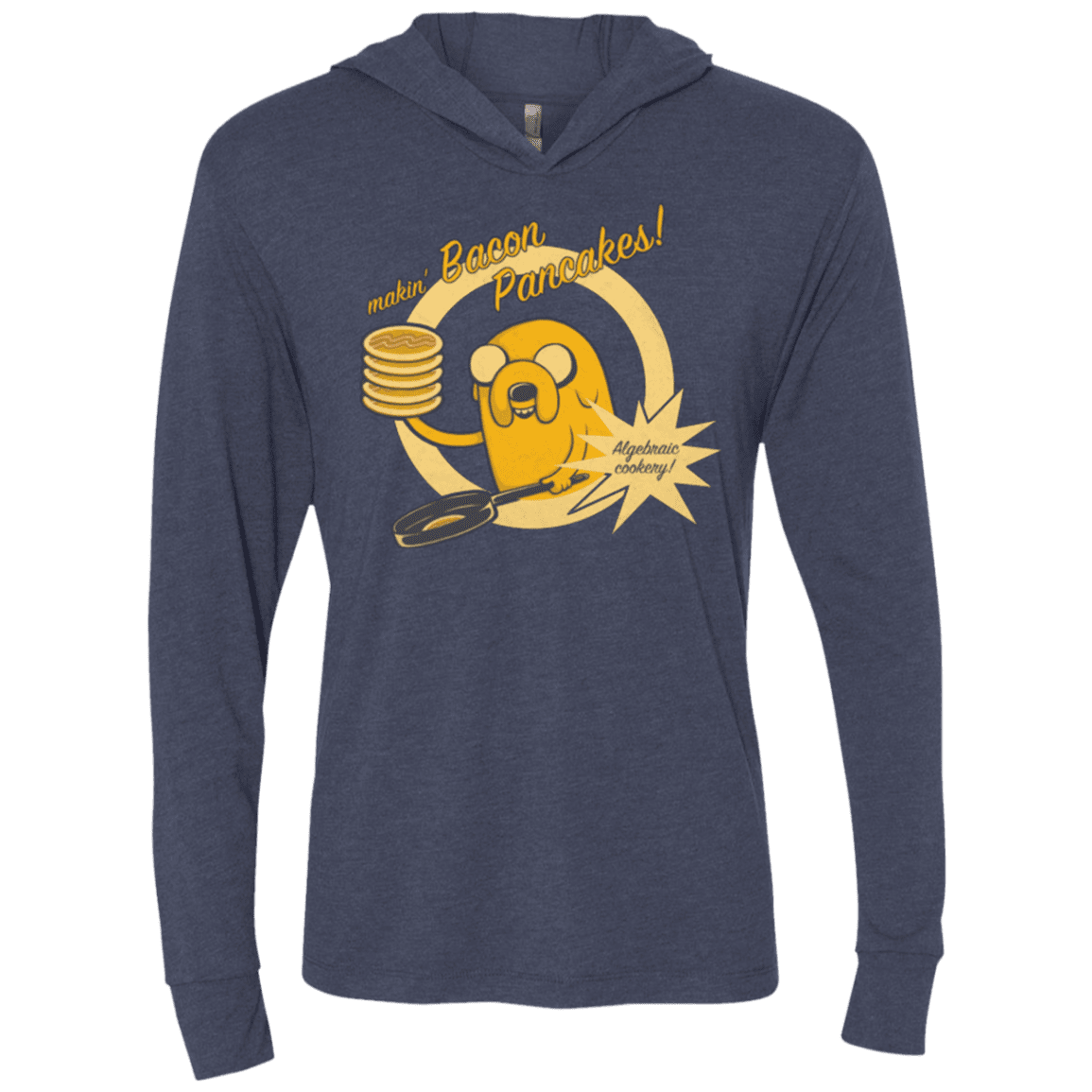 T-Shirts Vintage Navy / X-Small Cooking Time Triblend Long Sleeve Hoodie Tee