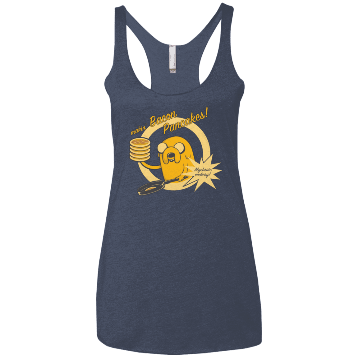 T-Shirts Vintage Navy / X-Small Cooking Time Women's Triblend Racerback Tank