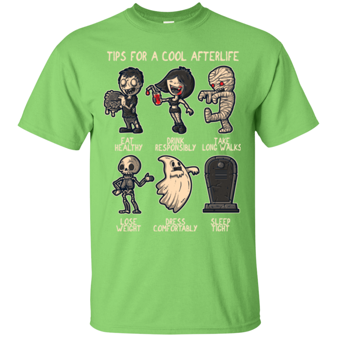 T-Shirts Lime / Small Cool Afterlife T-Shirt