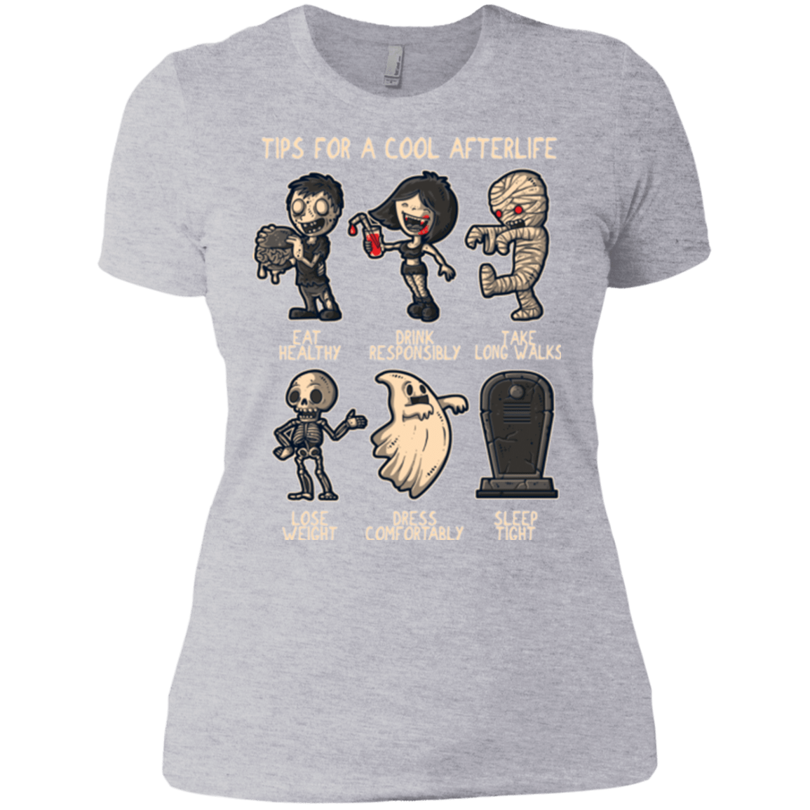 T-Shirts Heather Grey / X-Small Cool Afterlife Women's Premium T-Shirt