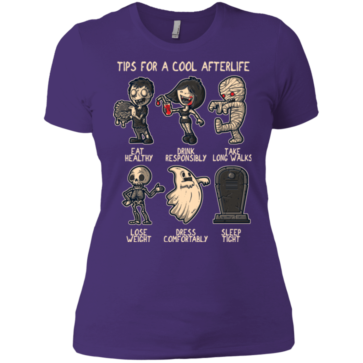 T-Shirts Purple / X-Small Cool Afterlife Women's Premium T-Shirt