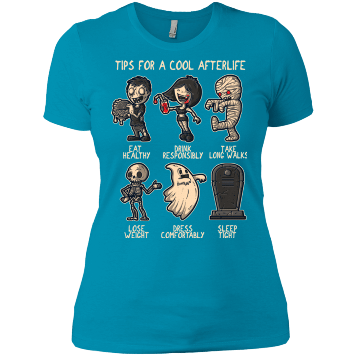 T-Shirts Turquoise / X-Small Cool Afterlife Women's Premium T-Shirt