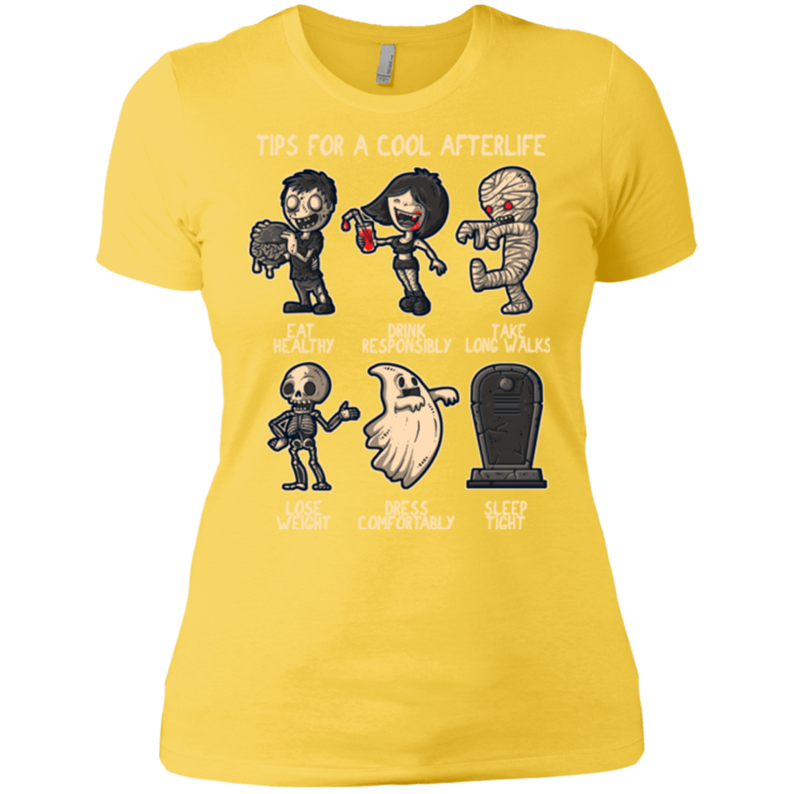 T-Shirts Vibrant Yellow / X-Small Cool Afterlife Women's Premium T-Shirt
