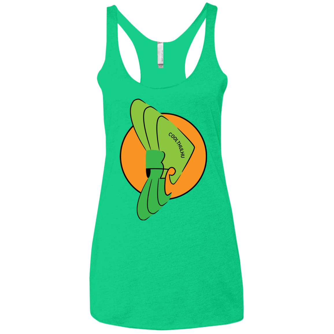 T-Shirts Envy / X-Small Coolthulhu Women's Triblend Racerback Tank
