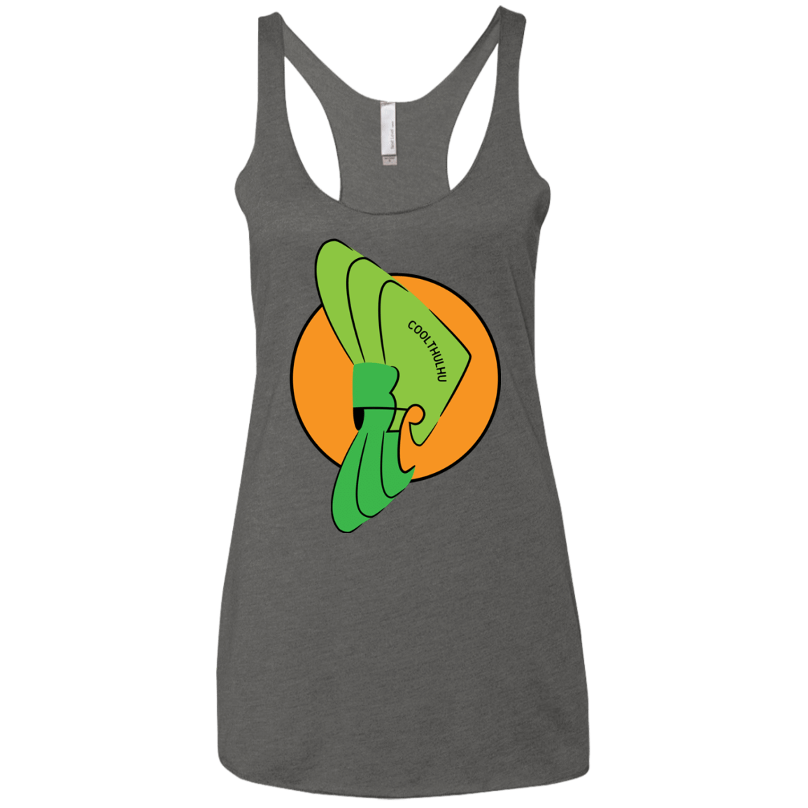 T-Shirts Premium Heather / X-Small Coolthulhu Women's Triblend Racerback Tank